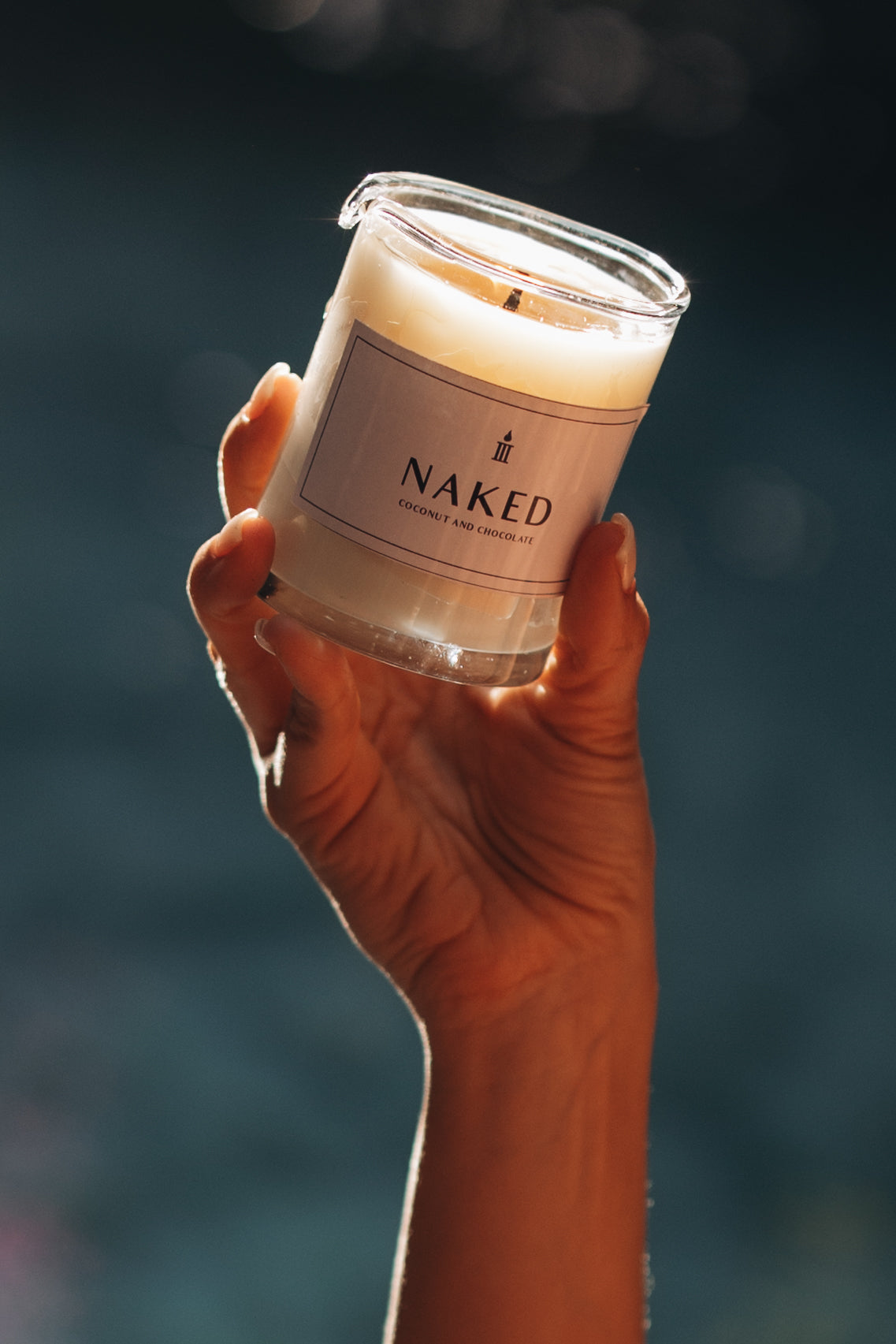 NAKED Body Serum Candle (Chocolate and Coconut)